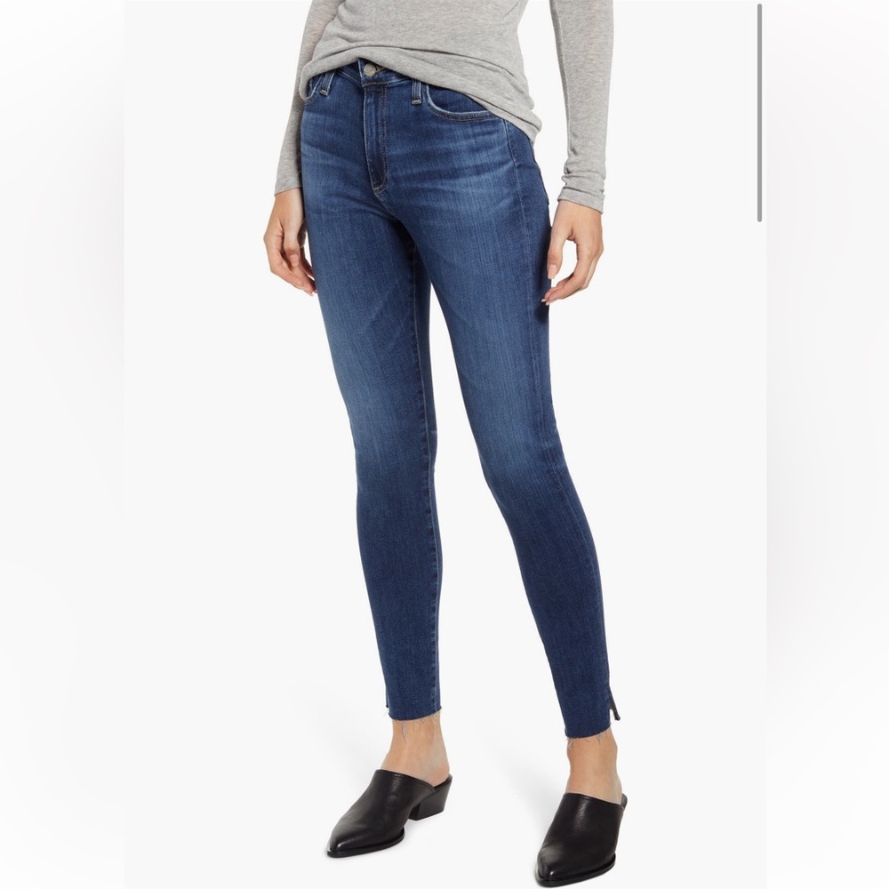 AG The Farrah High Waist Ankle Skinny Jeans